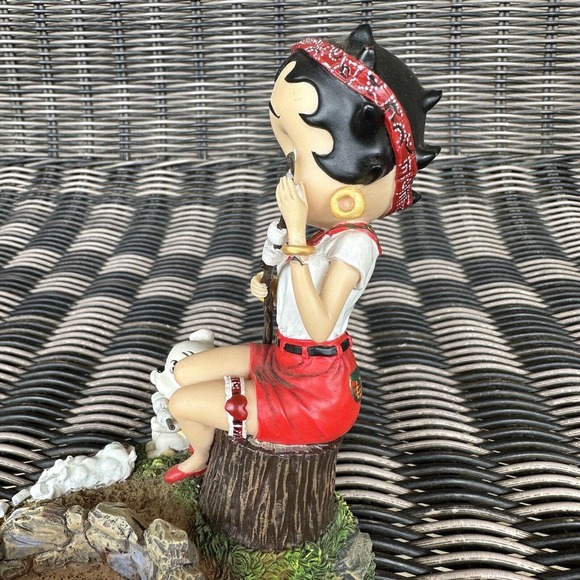 Vintage Betty‎ Boop Danbury Mint Lighted Figurine Collection Campers Delight - Picture 5 of 11